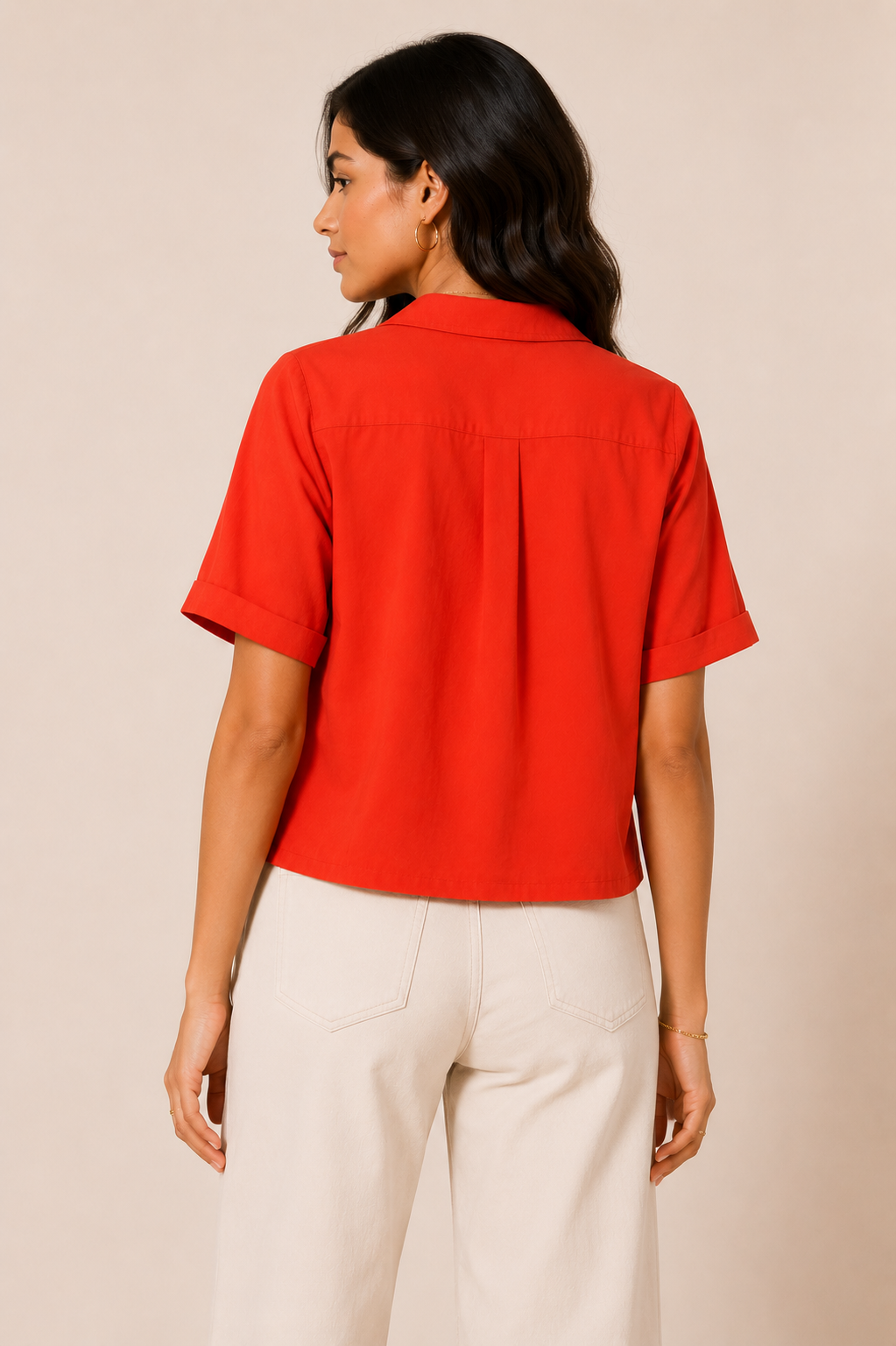 Scarlet Lounge Relaxed Shirt