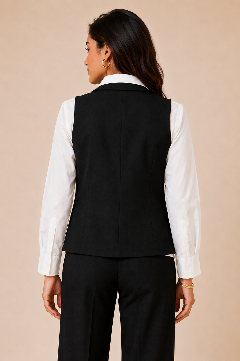 Executive Layered Vest Shirt