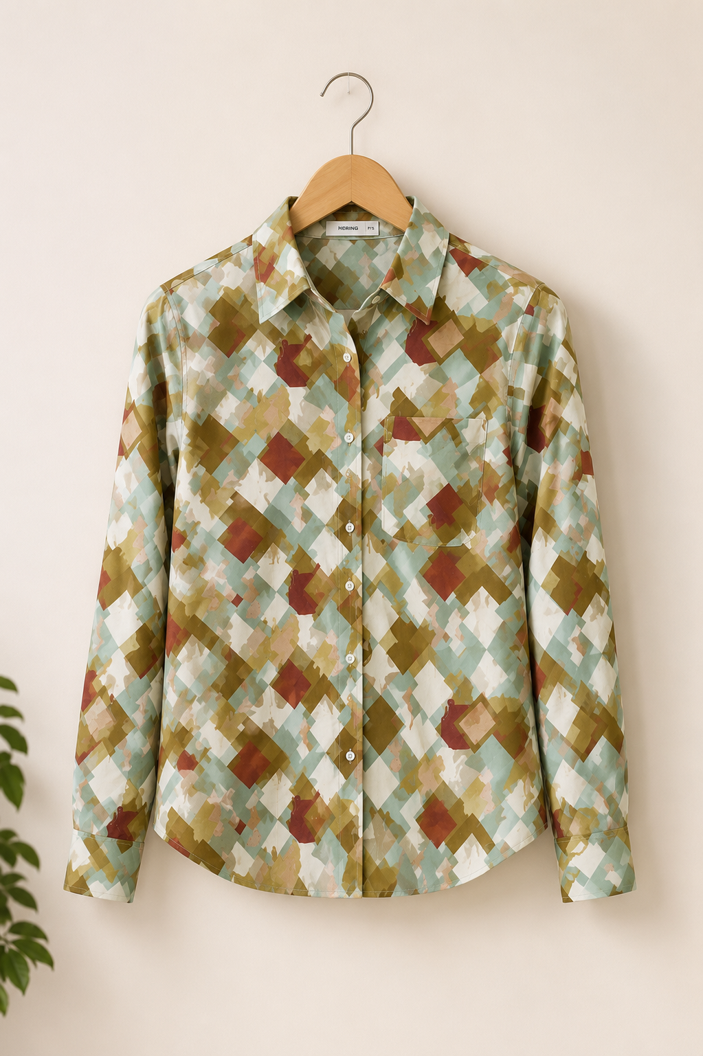 Abstract Mosaic Premium Printed Shirt