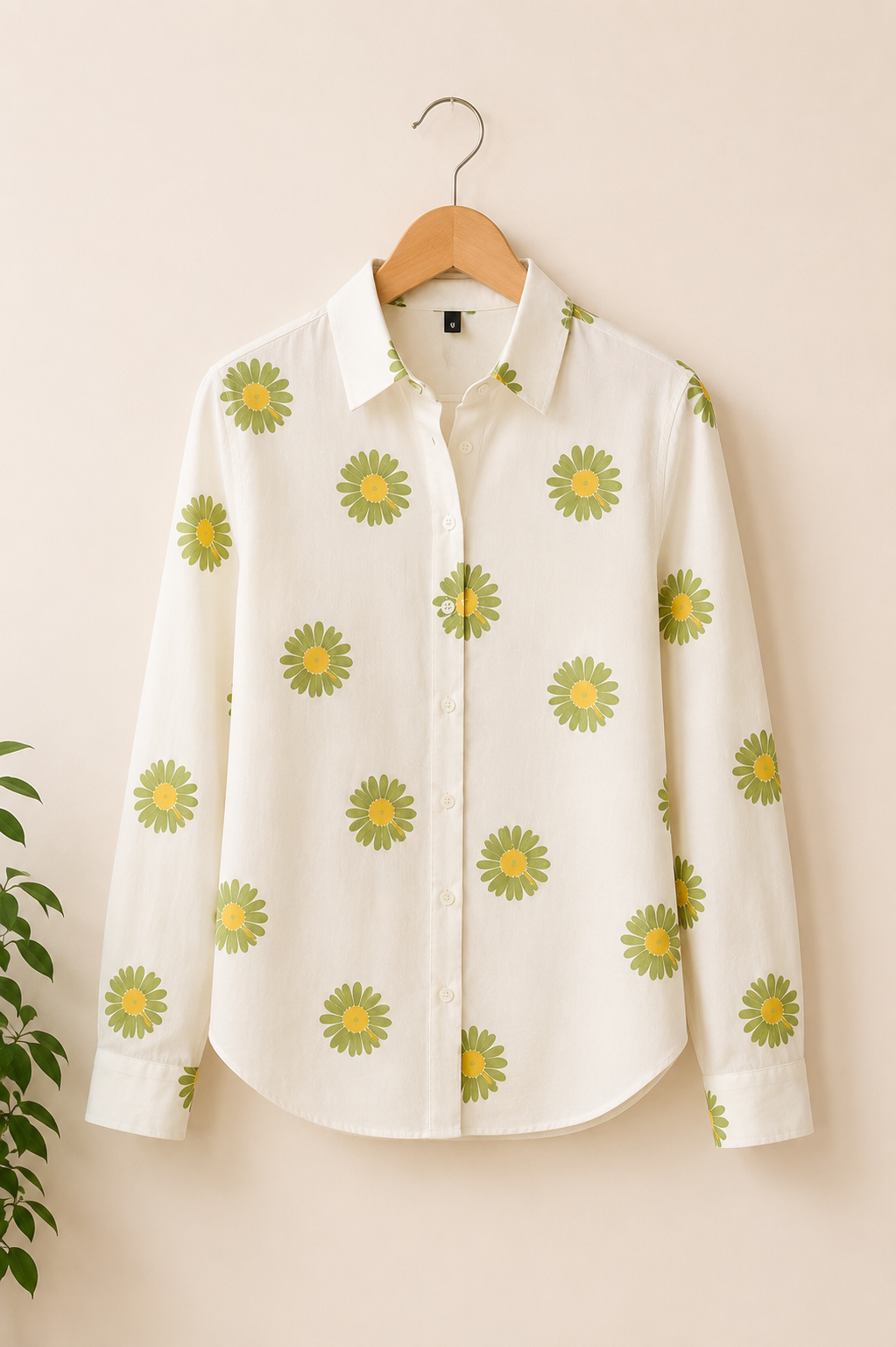 Daisy Bloom Floral Oversized Shirt