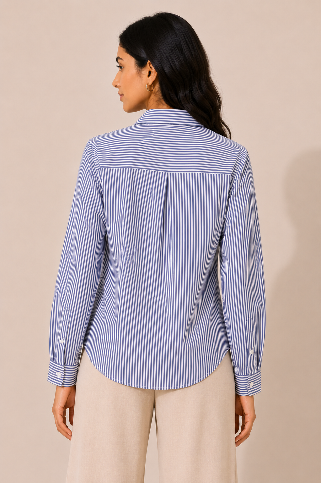 Classic Blue Stripe Formal Shirt